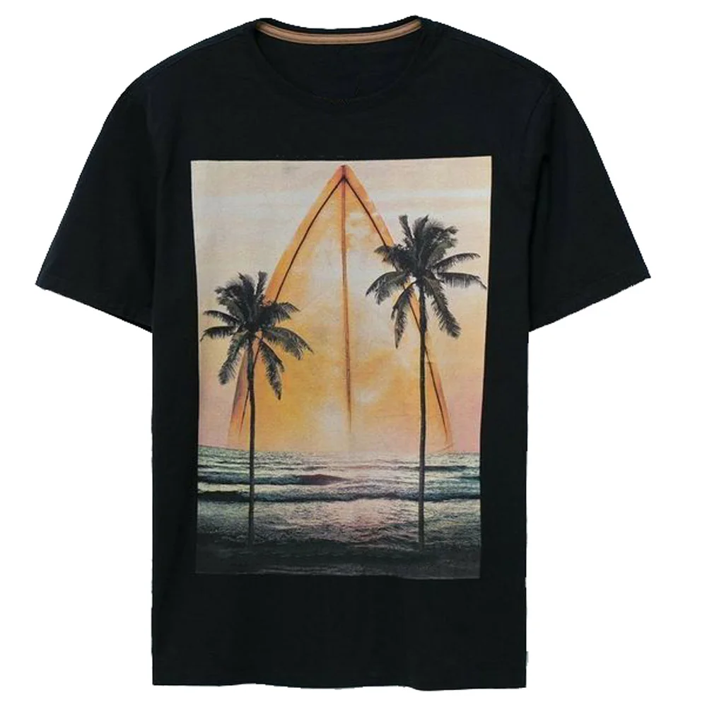 custom wholesale New design clothes fashionable casual  men clothing  t shirt men printing round neck t shirt