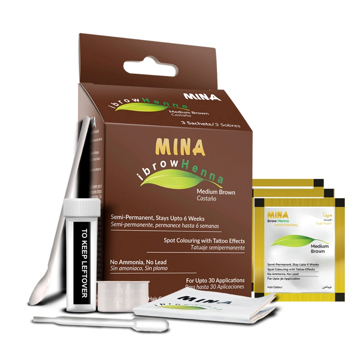 eyebrow henna private label eye brow henna For brows coloring kit with good price tint henna powder eyebrow