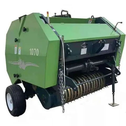 Tractor Mounted Hay Straw And Grass Press Round Baler Machine Hay And Grass Baler Agricultural