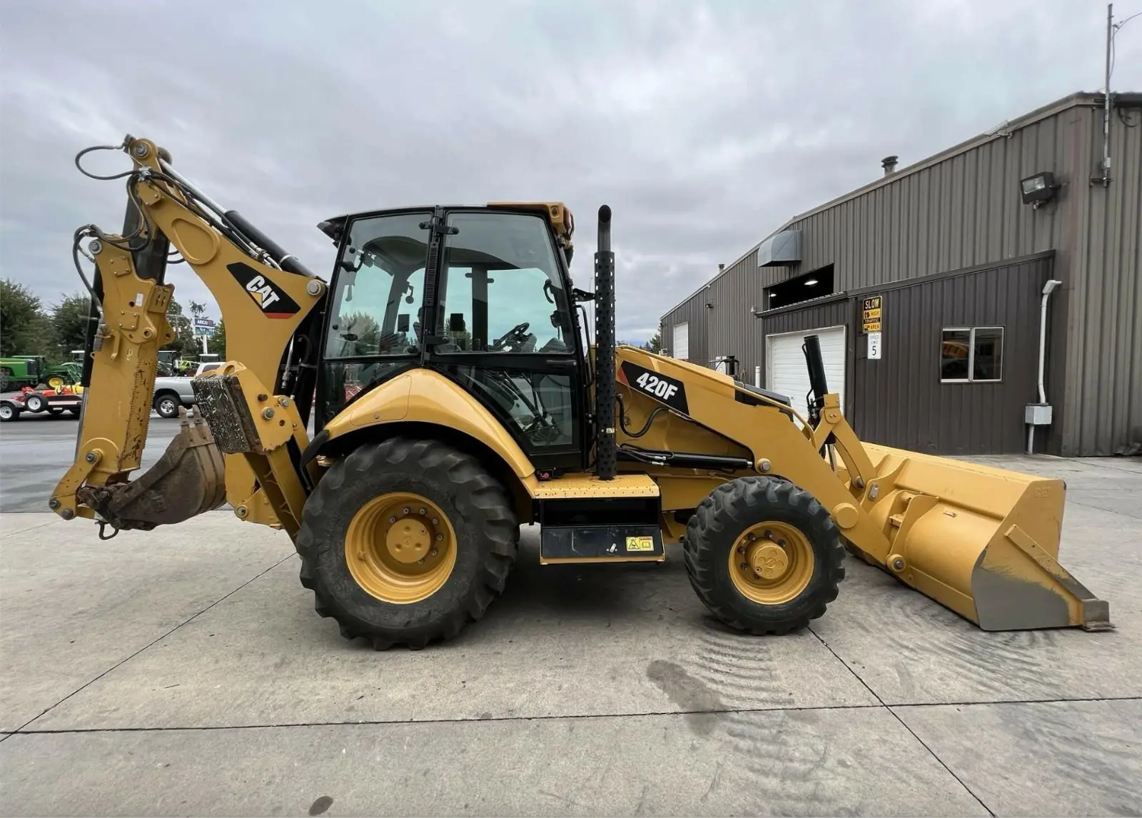 Used Condition 4x4 CAT 420F Used Backhoe for Sale /Used CATERPILLAR 420F Backhoe Loader with Cheap Price
