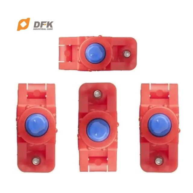 Plastic Nozzle PP FRPP Pipe D-Clamp Wide Angle Flat Fan Nozzle For Steel Cooling