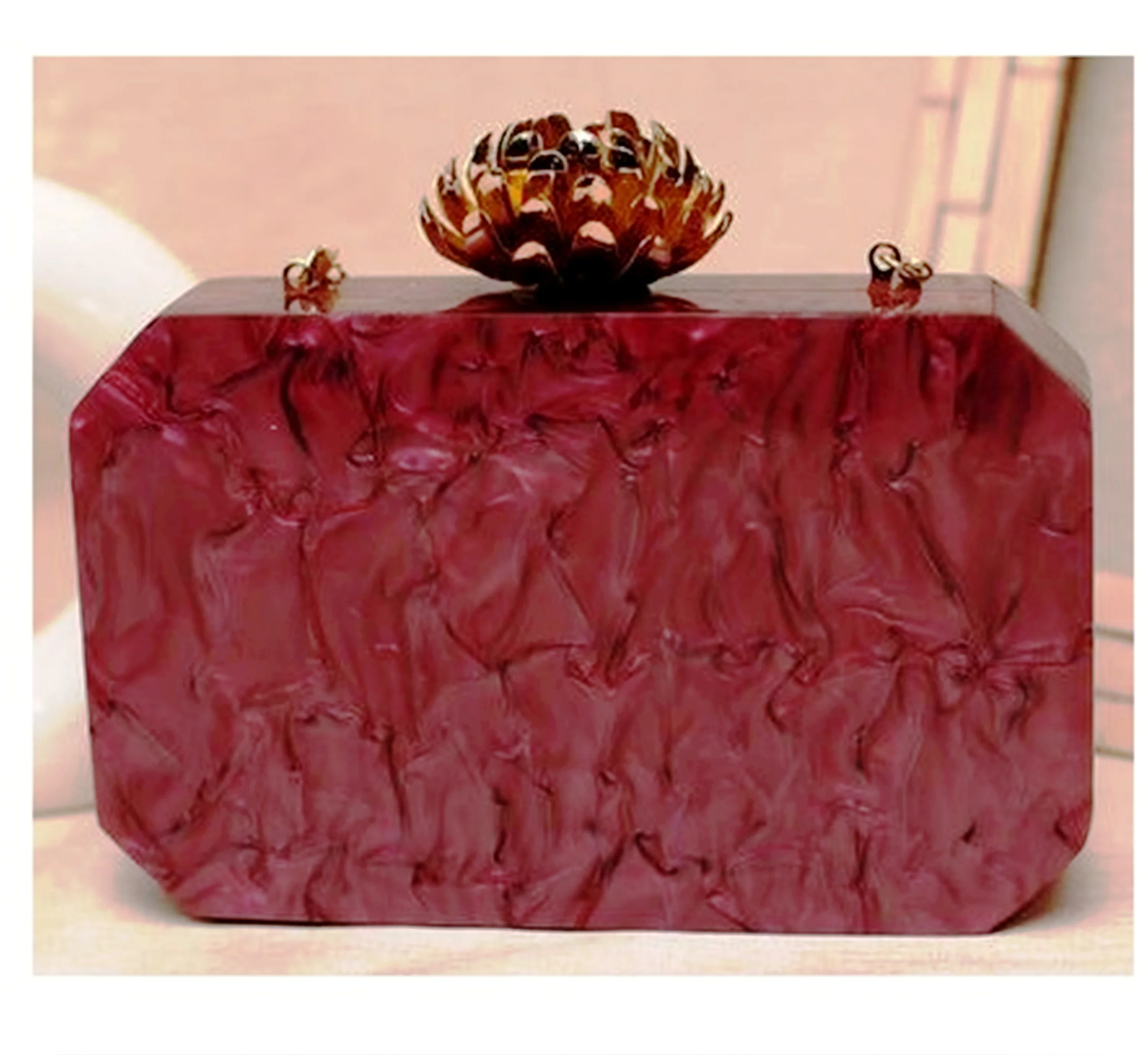 Buy Resin Clutches Online In India  Acrylic bag women sling bag bridal handbags