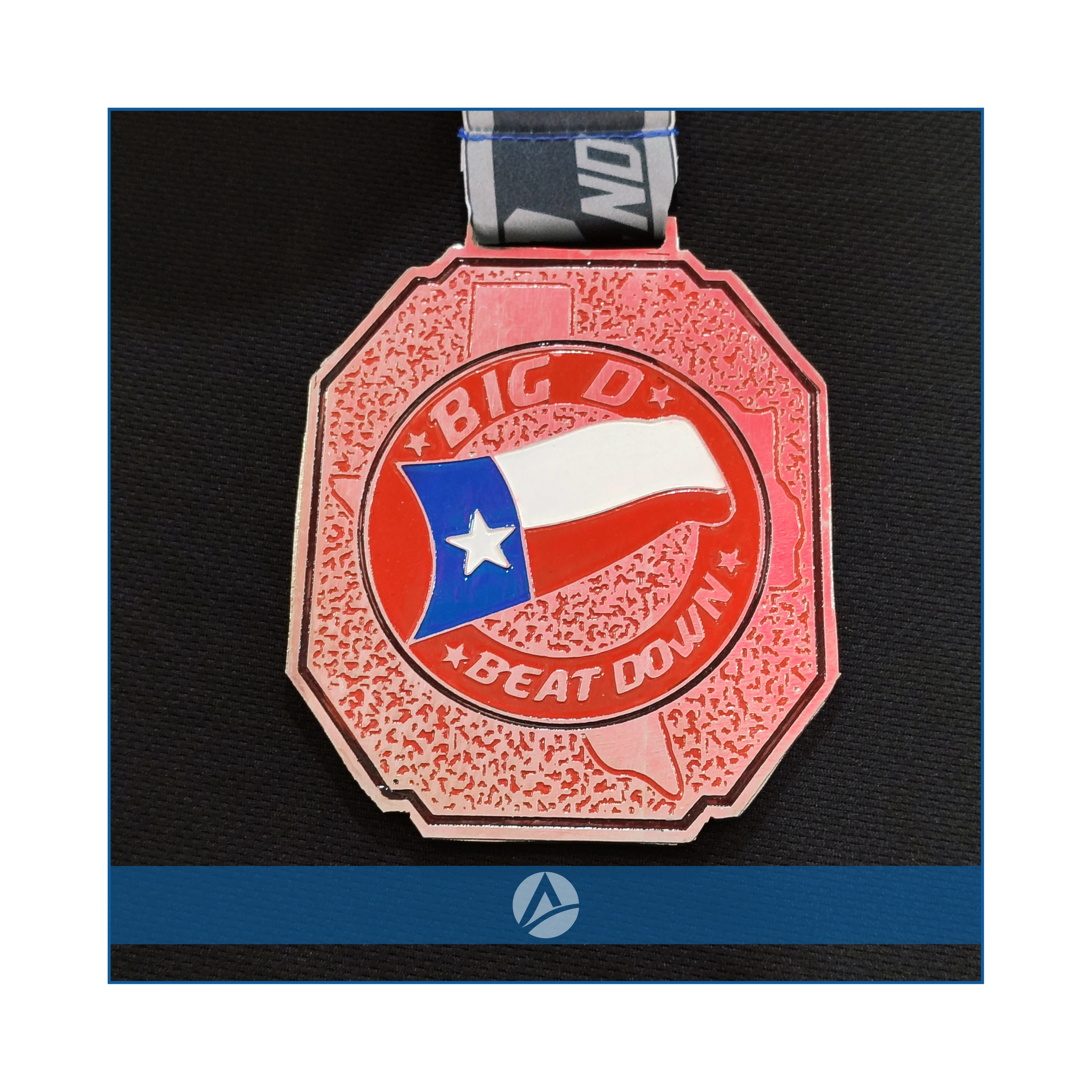 High Quality Custom Logo Zinc Alloy Medallion Brass Plated Metal Medal for Marathon Sport Running Race Award