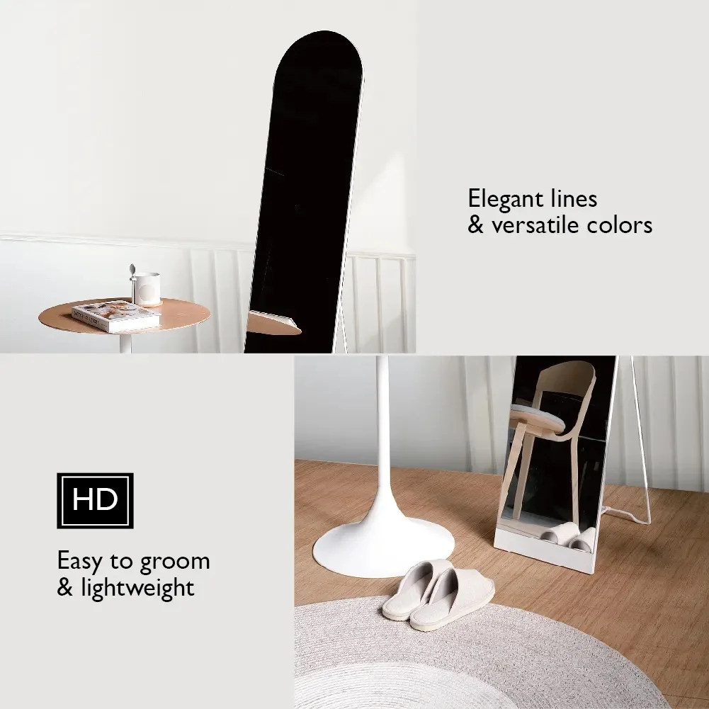 Boutique Style Full Body Big Dressing Wall Leaning Mirror