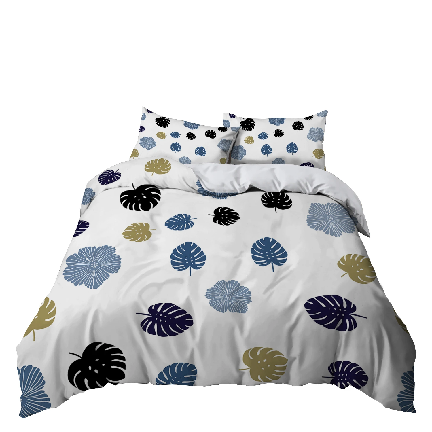 Wholesale luxury king size bed linen winter duvet cover bed sheet bedding set Home hostel hotel use Plain Dyed bedding set