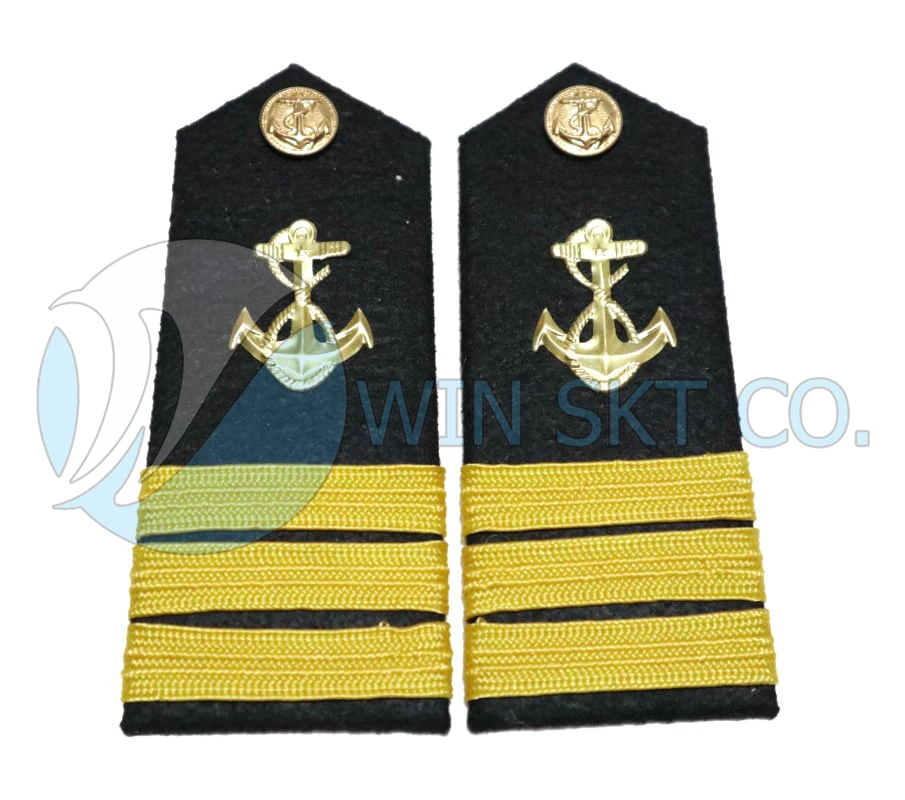 Top Selling Cheap Pilot Shoulder Ranks Suppliers of Pilot Uniform Accessories Epaulettes Made in Pakistan
