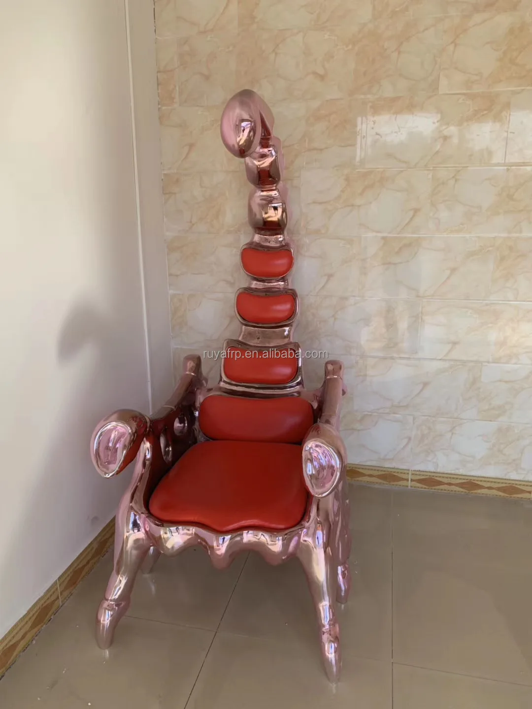 A Scorpion Armchair Carved From Fiberglass Wood Finishing Unusual Modern Leather Armchairs Bedroom Furniture Club Luxury Chair