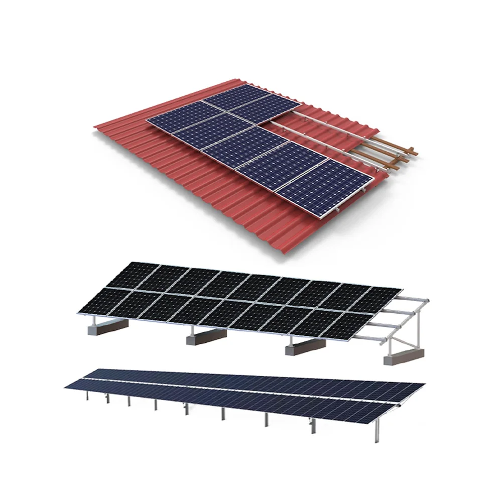 30kW hybrid 20kw 30kw 30 kw 3 phase solar panel energy systems complete hybrid ground mount racking solar power system kit