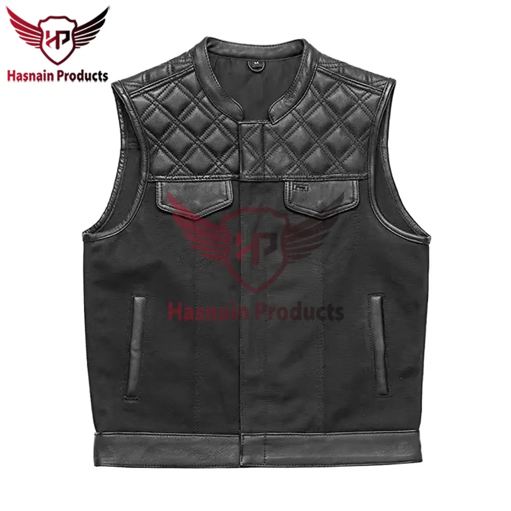 Premium Quality Spring Autumn Plus Size Thickened Cowhide Waistcoat for Men Lapel Black Slim Fit Genuine Leather Moto Vest