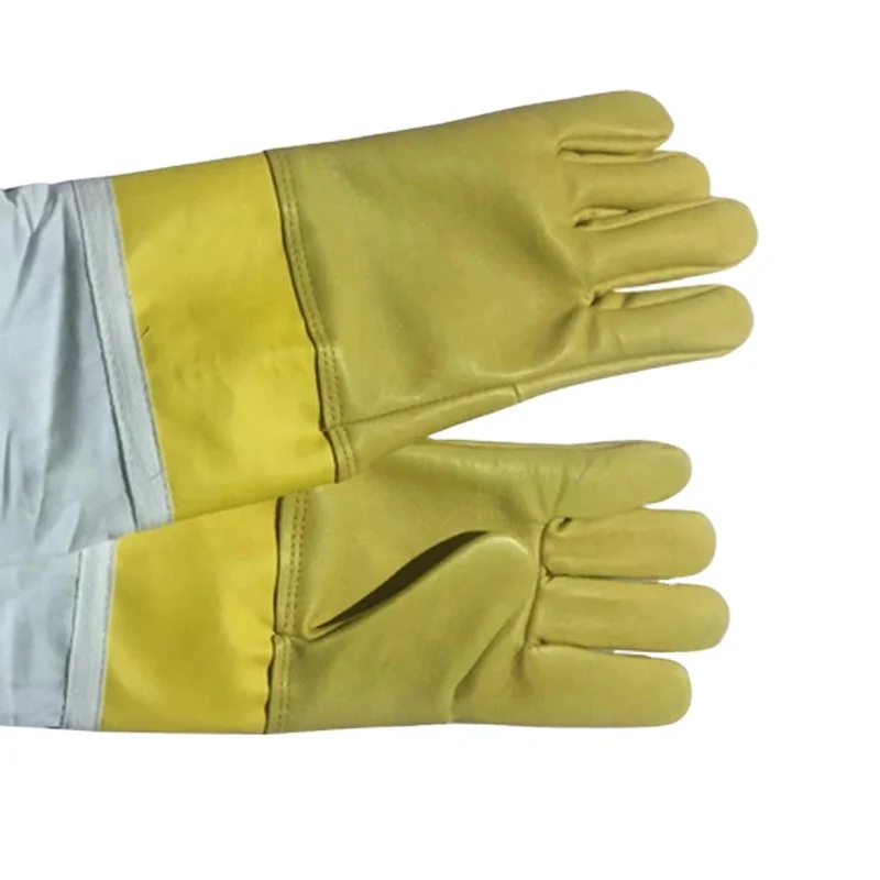 Best Quality Sting Proof Beekeeping Gloves With Extra Long Cuff