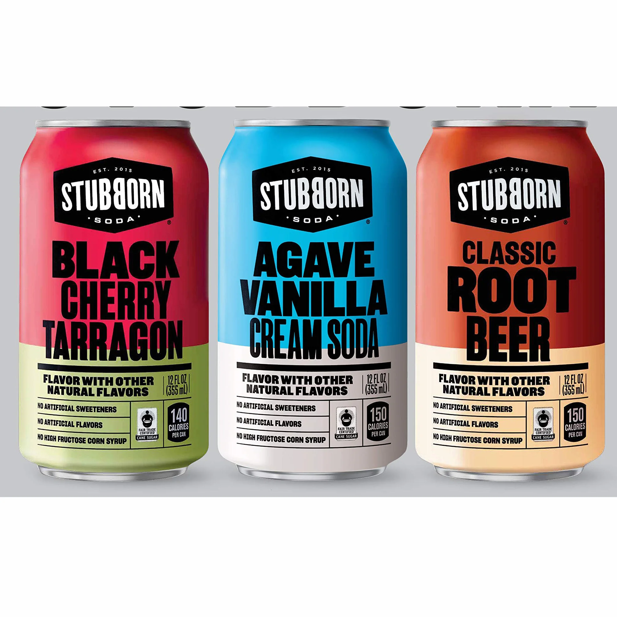 Stubborn Soda Beverage Packaging FRESH 12oz Stubborn soda