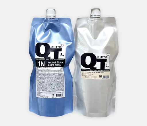 Kirin ASSANTA Alltem Speed Quick Touch Hair Color 500g for Gray Hair Coverage Black Shampoo Supplement from Korea