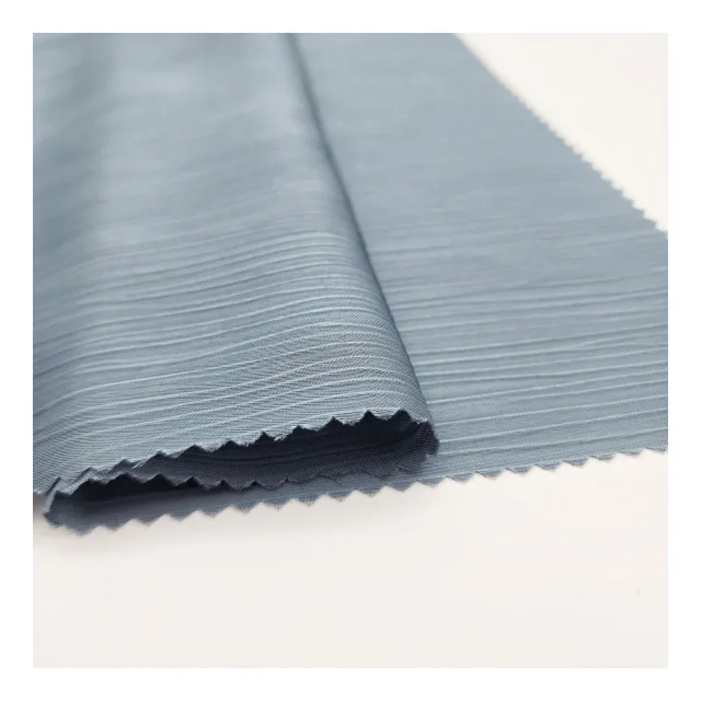 100% polyester yoru fabric textile satin yoru fabric crinkle crease fabric textile light weight middle thick woman dress blouse