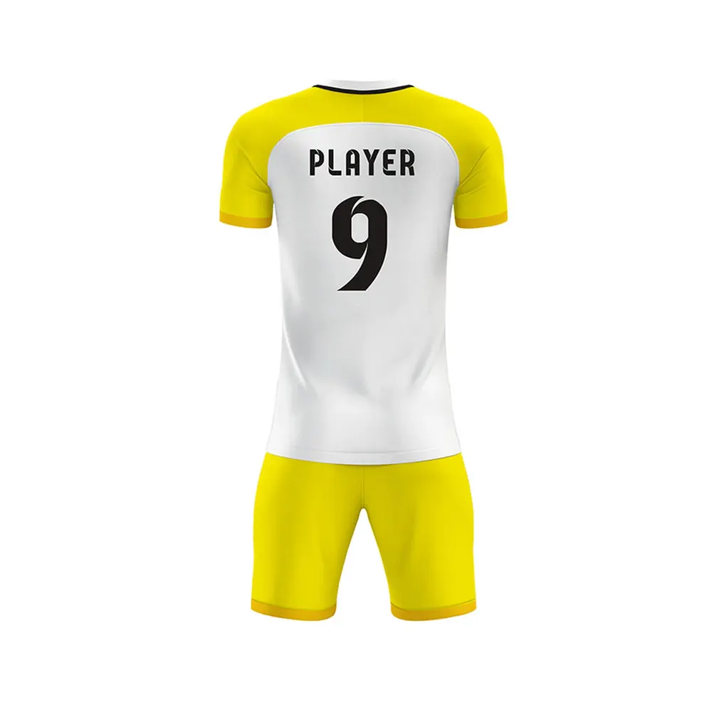 High Quality Cheap Soccer Jersey 100% Polyester Club Soccer Uniform Football soccer jersey Kit