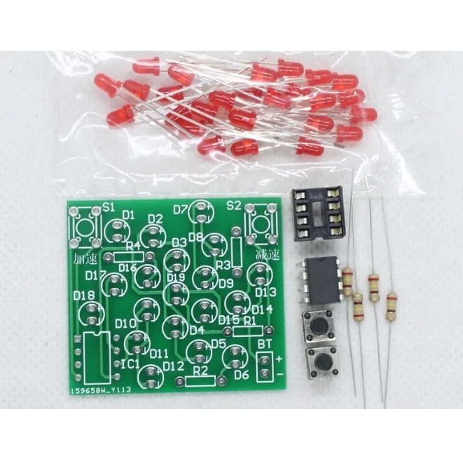 DIY electronics soldering windmill adjustable speed kit training soldering kit