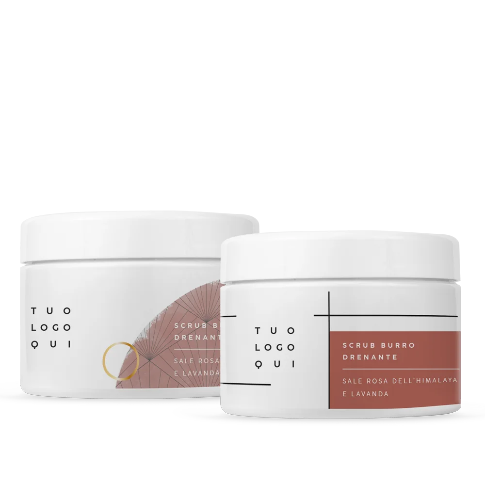 beauty products scrub body himalayan salt hight quality exfoliating draining nourishing revitalizing Private Label Made in Italy