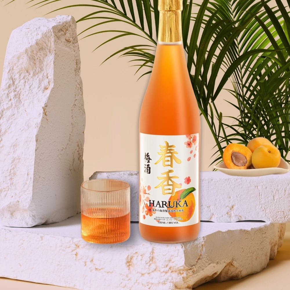 Haruka Umeshu Apricot Wine High Quality Fruit Flavored Best Chilled 720ml Traditional Japanese Drink Vietnamese Manufacturer