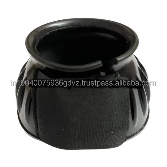 Buy Premium Quality Rubber Bell Boot For Horse Without Loop & Hook Horse Leg Protector Overreach Boots Plain