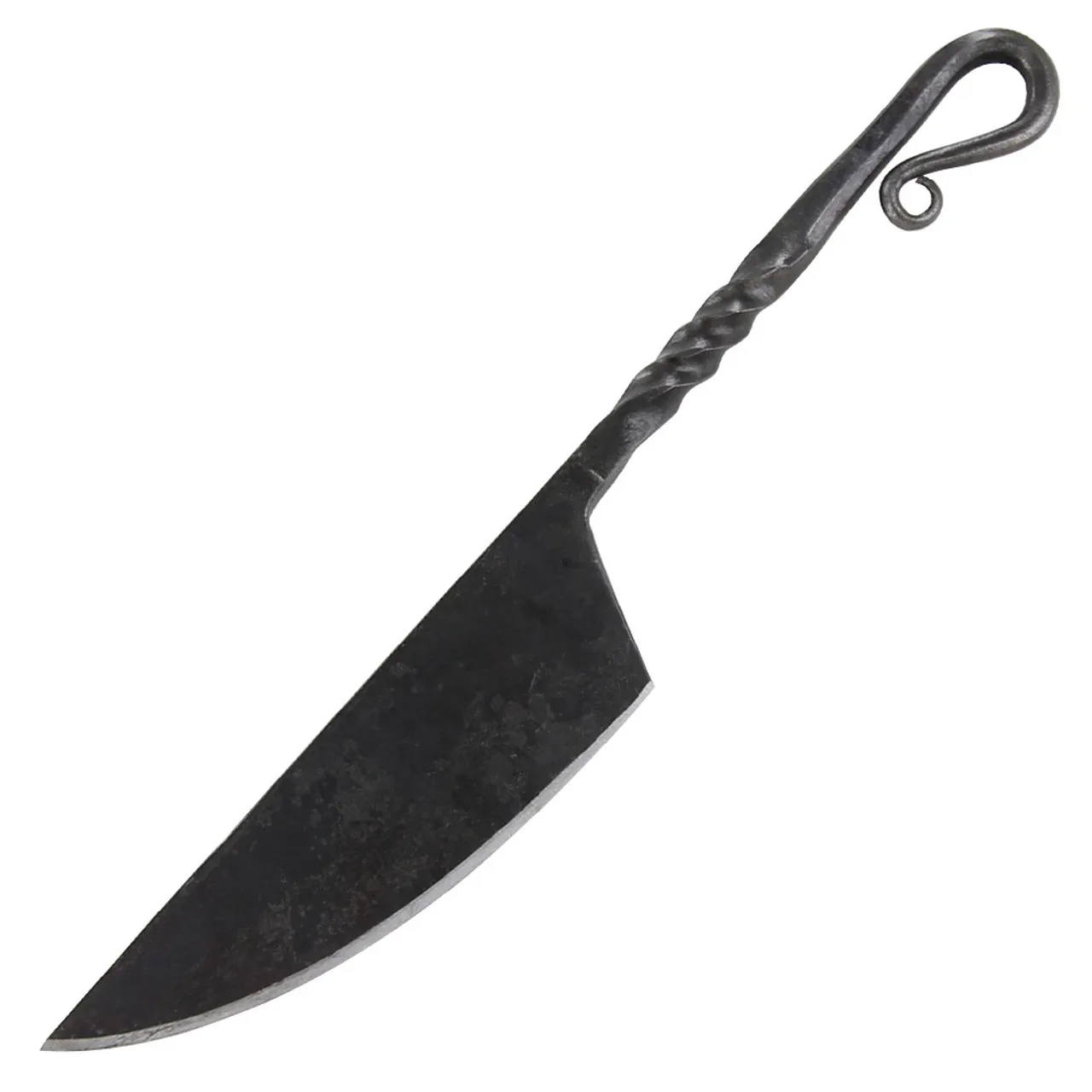 High Quality Custom Handmade Antique Medieval Kitchen Knife High Carbon Steel Damascus Protected Cover Industrial Leather Use