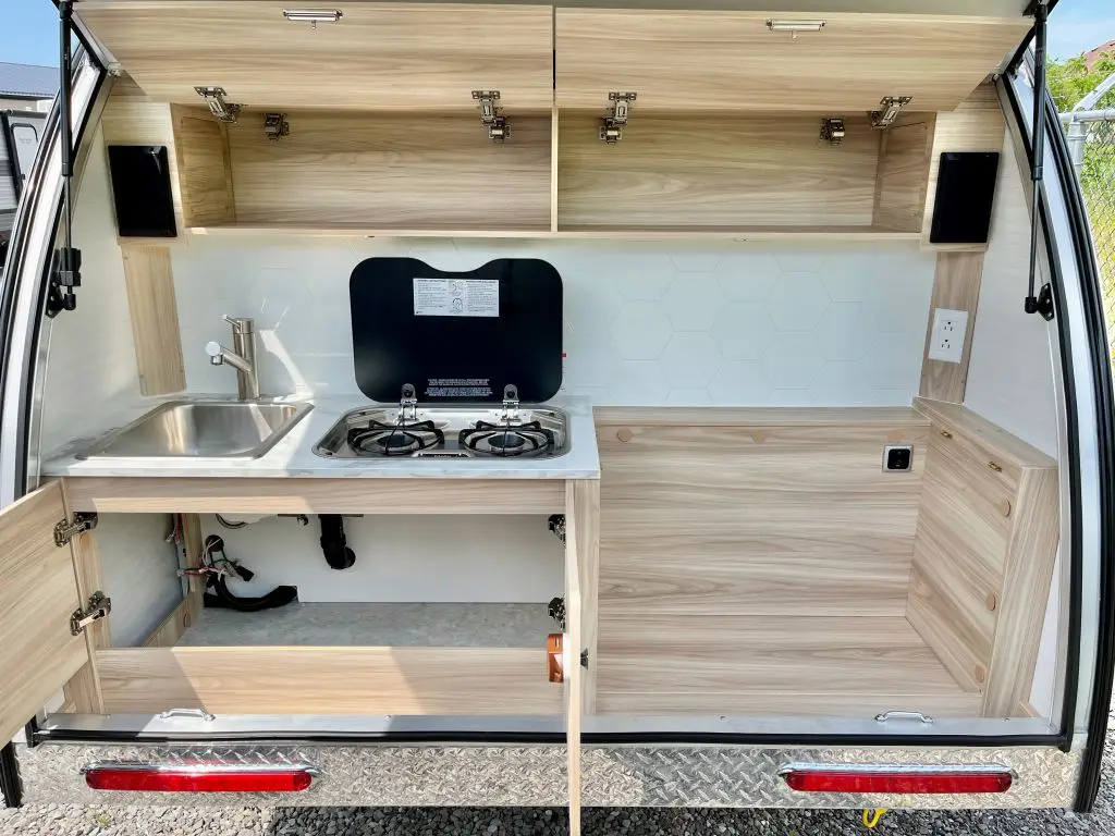 Original Sealed SALE BUY 3 Take 1 Free 2024 NU CAMP BAREFOOT Teardrop Trailers Mini Camper Carava Mobile Travel Home For Sale