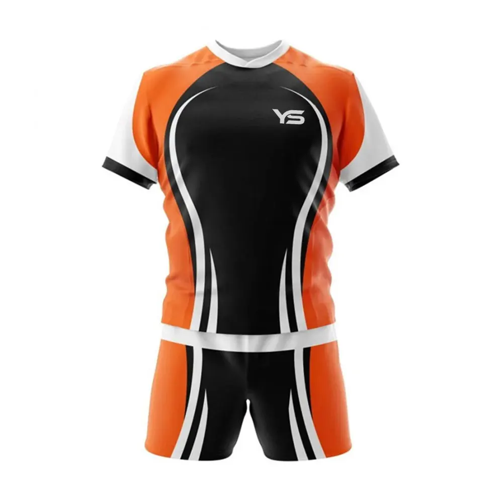 Online Sale Rugby Jersey Summer Wear Rugby Uniform Team Wear Rugby Uniform For Men