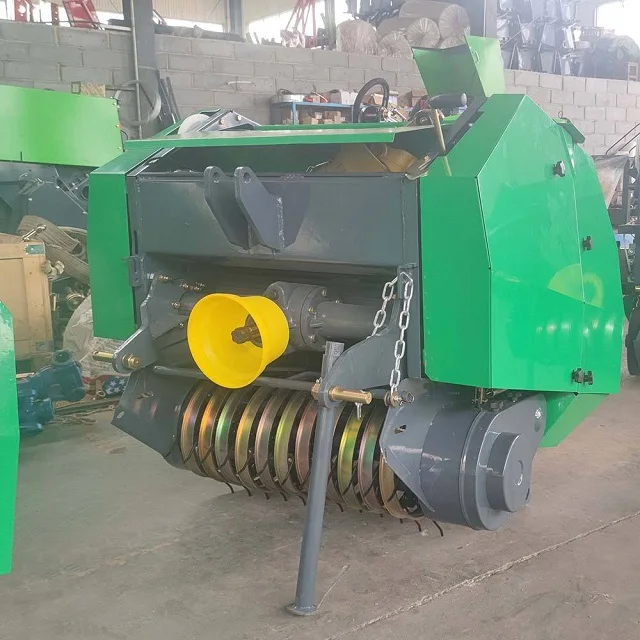 High Quality Hydraulic Packing Alfalfa Hay Straw Rice Husk Grass Round hay Straw Bailer hay baler Low Price