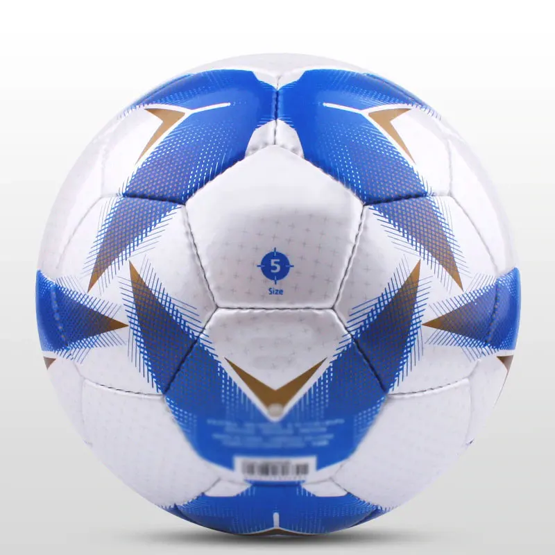 PU Football with Fashionable Pattern Standard Size 5 Rubber Material for Soccer Training Match Mini Size with Custom Print Logo