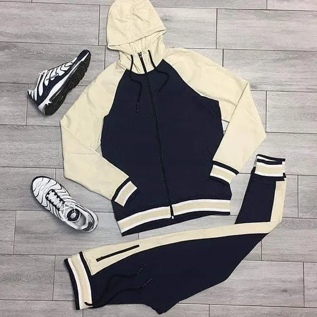 Latest Design Men Hooded Luxury Tracksuits Fashion Track Suit Wholesale Customized Men Women Tracksuit