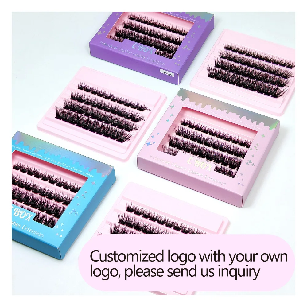 Beauty Eyelashes Segmented Lashes Set DIY Eyelash Extensions Precut Lash Clusters
