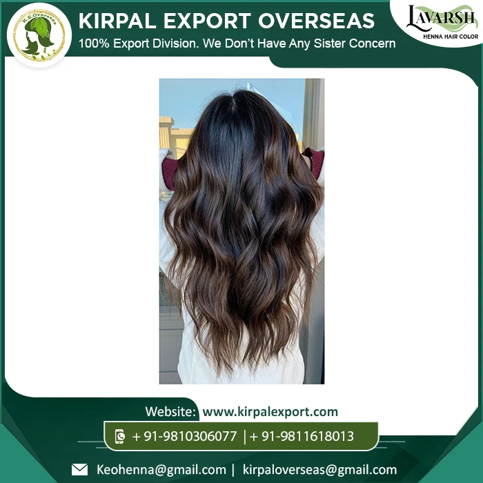 Natural Hair Colors Organic Real Triple Refined Herbal Dark Brown Hair Color Powder