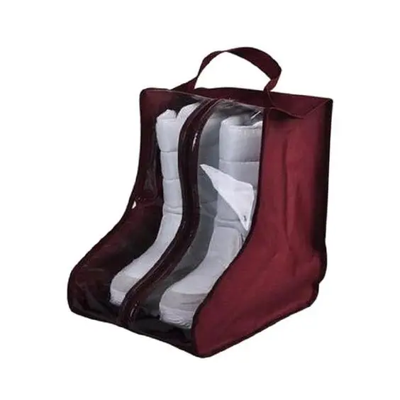 High quality reasonable price dustproof polyester Drawstring Shoe Bag customized logo made in Vietnam