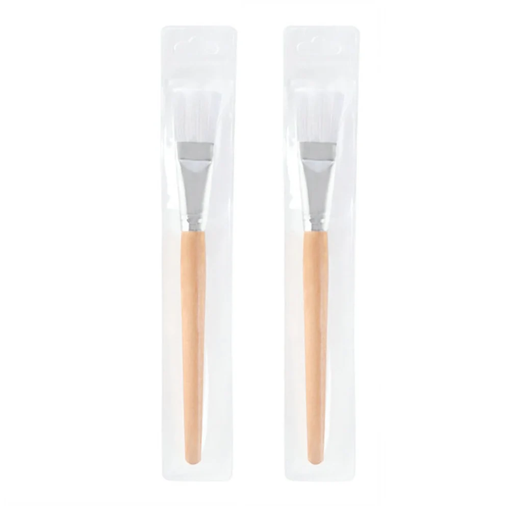 2pcs Professional Makeup Brushes Face Mask Brush Mud Mixing Brush Facial Cosmetic Beauty Skin Care Tools Brochas Para Maquillaje