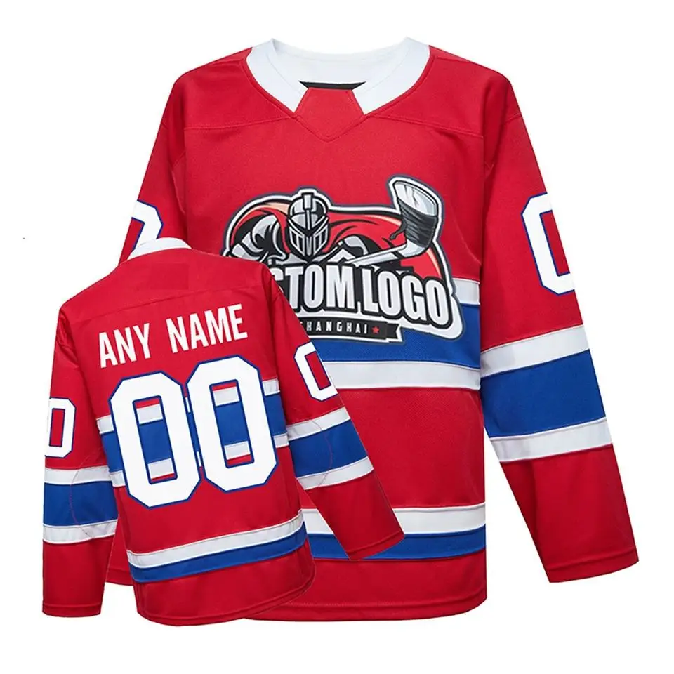 Top Quality Embroidery Custom Team Ice Hockey Jerseys Customized New Design Cheap Sublimation Ice Hockey jersey