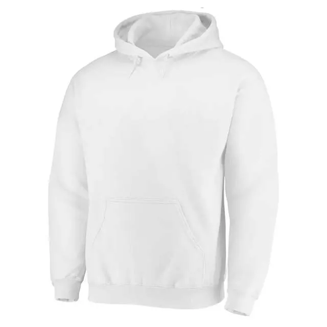 2022 Top Trending Custom Design Cotton Fleece Plain White and Different Color Men Hoodies & Sweatshirts Pullover Customs Logo