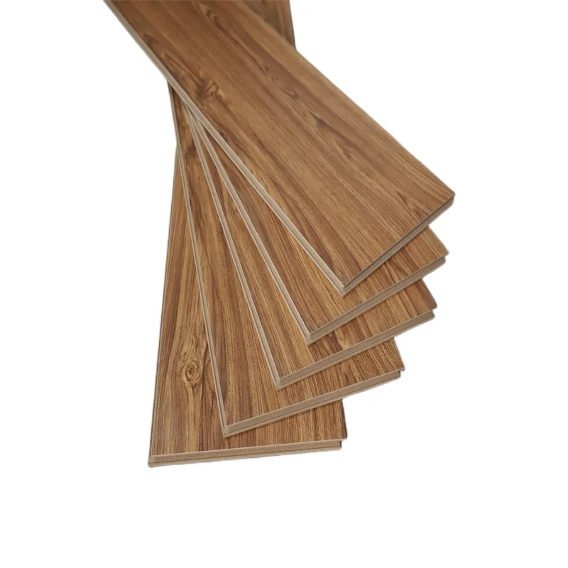 Ac4 Hdf Deck Modern Wood Grain Parquet with Underlay Laminate Flooring Display Linyi