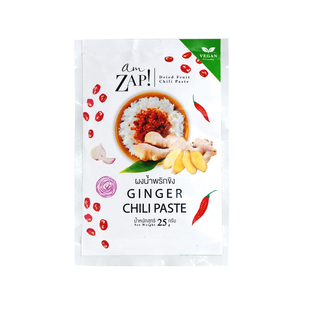 Ginger Mixing Spices And Herbs Rice Seasoning Powder Chili Paste Bag Package 25gr