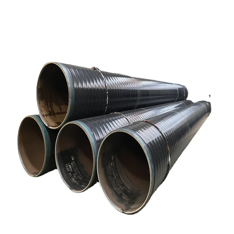 API 5L PSL1 X42/L290 X52/L360 Oil Pipeline Seamless Pipe  ERW pipe 3PE Coated 8 inch SCH120 ASTM A53 Gr.b Black Coated Pipe Tube