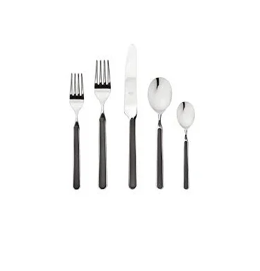 Amazon Top Trending Product glossy stainless steel cutlery set golden spoon fork knife metal flatware set