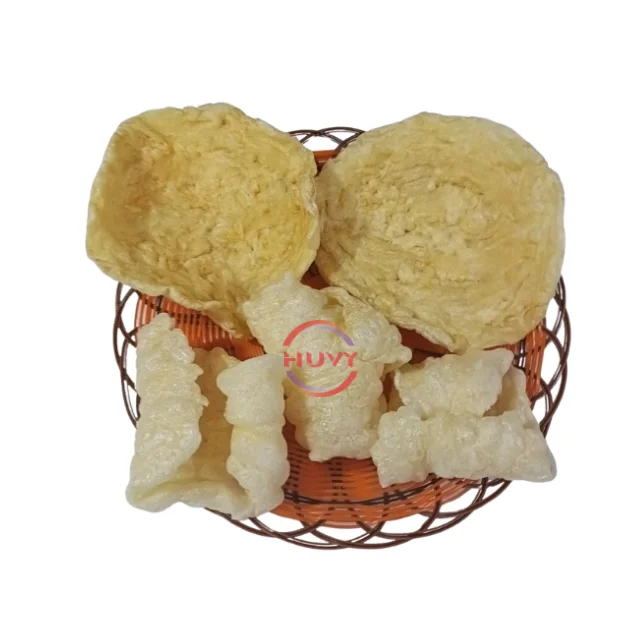 Top Choice Baked Fish Maw Suppliers Oval Shape Factory Price Food Beverage Nutritious 100% Bladder Fish Vietnam Manufacturer