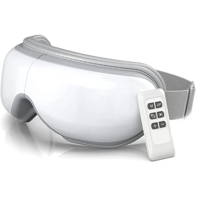 Bluetooth Music Eye Massager Customizable Eye Massage Machine with Heat and Vibration for Fatigue Relief, Dry Eyes