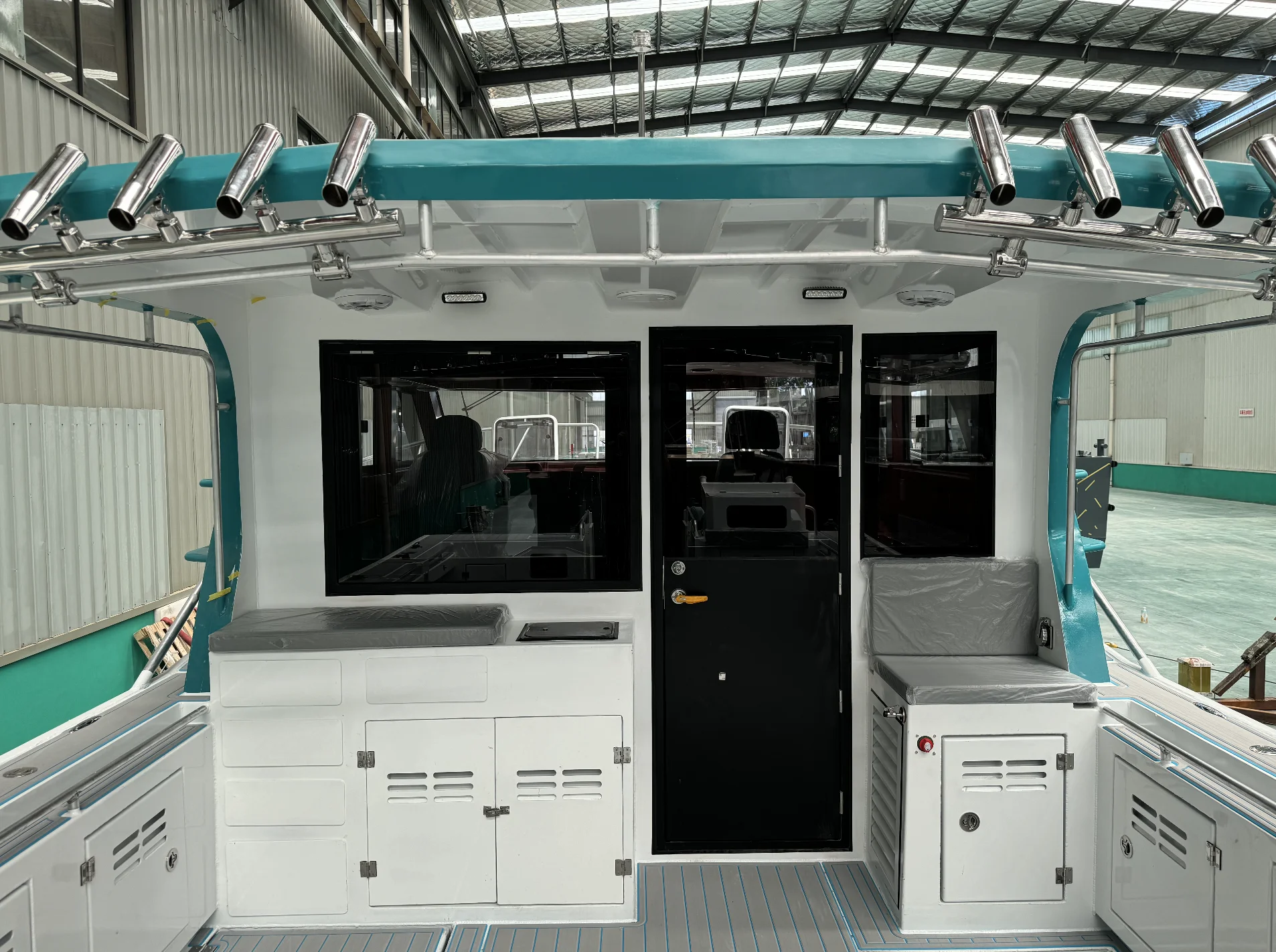 Power Catamaran 11.6m*3.5m Luxury Interior Aluminum Fishing Vessel Trailerable Fishing Boat