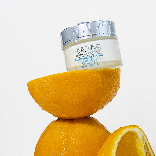 Top Quality Moisturizing Face Cream - Carrot & Orange by Dr. Sea Cosmetics - Dead Sea Products - Fast Delivery - Made in Israel