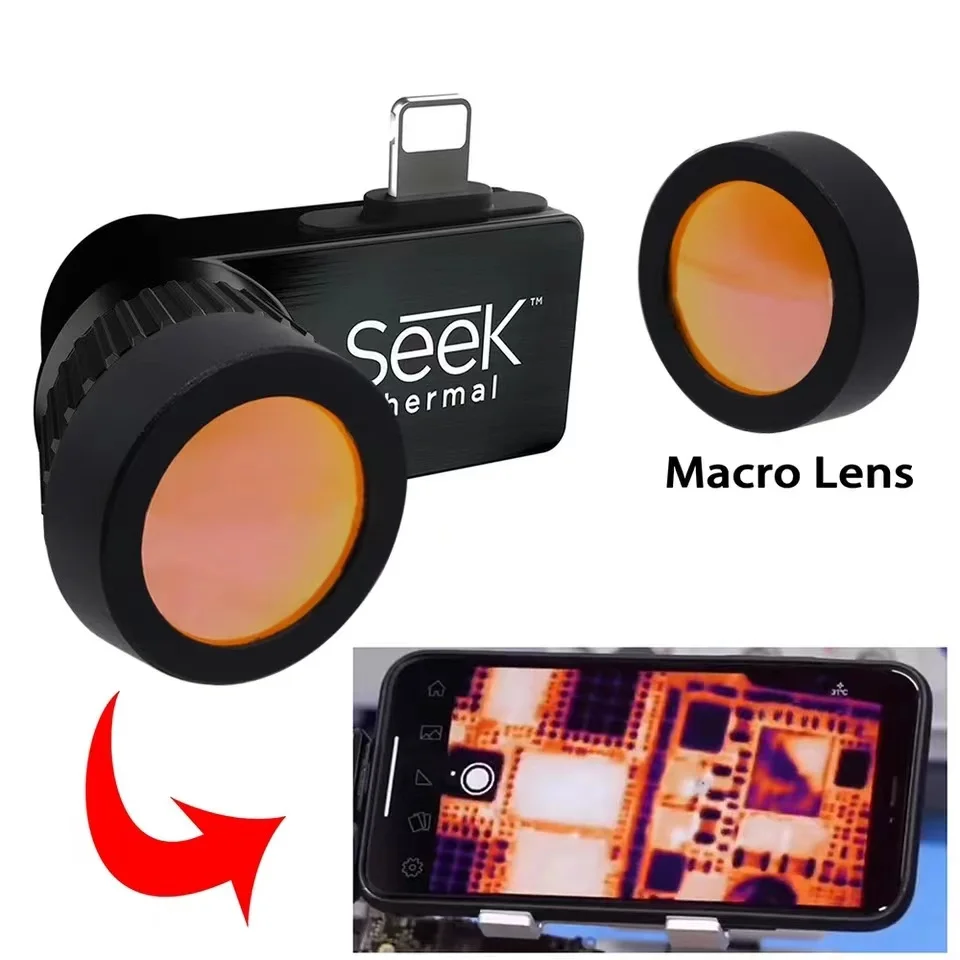 Infrared Thermal Imaging Macro Lens for Seek Camera Compare pro XR Pcb Repair Motherboard
