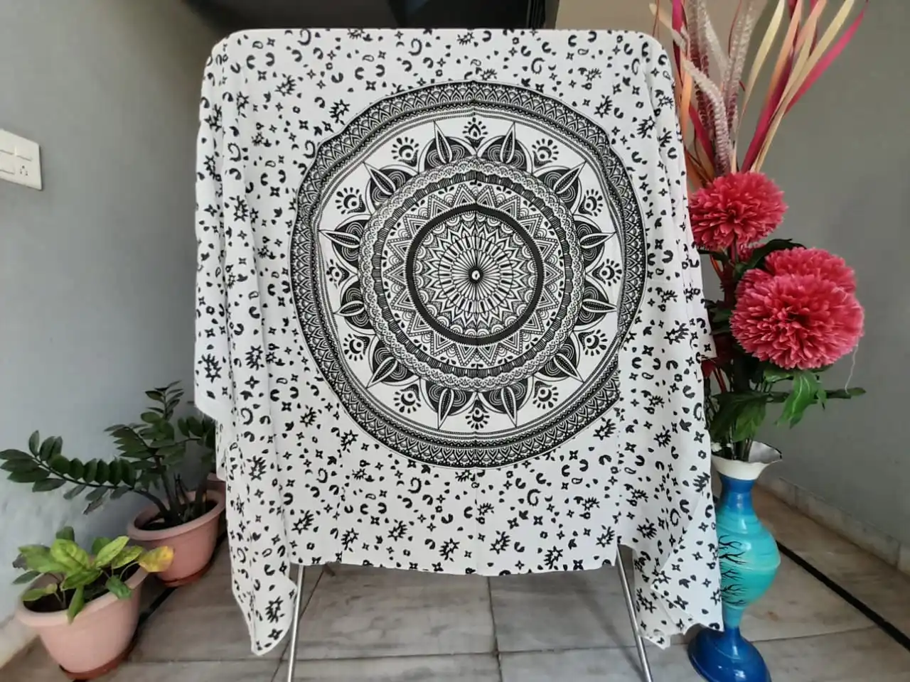 Latest Hot Sale Mandala Printed Design Sarong Scarf Beach Dress Rayon Sarong Beach Swimming Wear Customizable Azo Free OEM