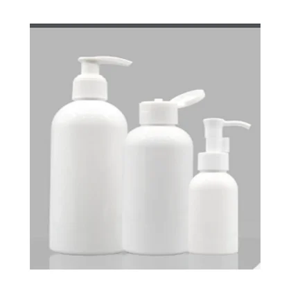 High Quality Pet Plastic Bottles Empty Pet Bottle 16 Oz. Clear Pet Boston Round Bottle With White Pump For Sale