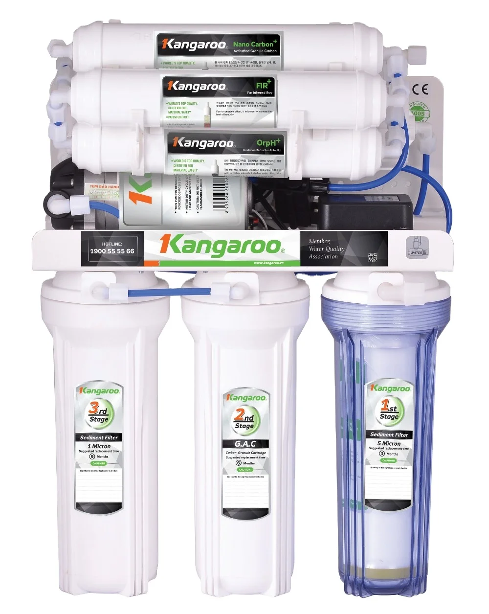 Whole sale RO water machine with stand and oil pressure gauge - high quality- Made in Vietnam