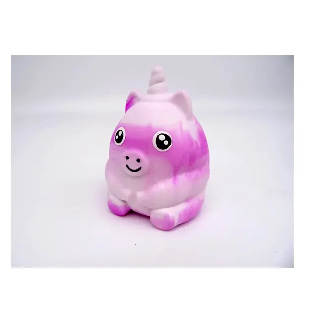 Unique 2 Tone Squeeze Unicorn Toy With Flour for Fun and Relaxation