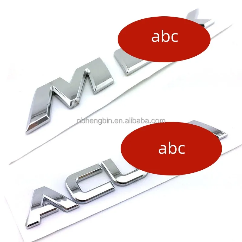 Custom  Car Logo Emblem Badge Sticker Hood Decal Fit For Honda Toyota Nissan Subaru Custom Badges Grill Sticker Emblem