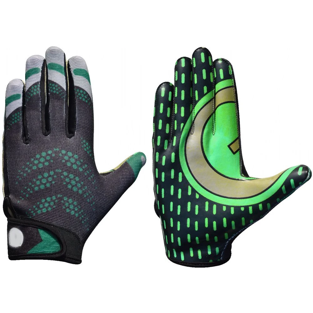 Professional Custom Design Rugby American Football Equipment Men Football Gloves American Receivers Gloves
