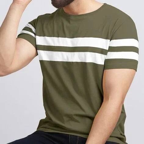 2024 Stripes Shirts Mens T Shirt Unisex Hip Hop Sublimation T-shirts Cropped T Shirt Wholesale Oem New Style